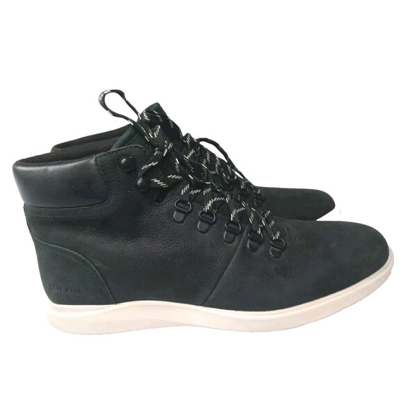Cole Haan Boots Men\'s Size 11 Grand Plus Essex Hiker Black Leather #C30190 main image 6